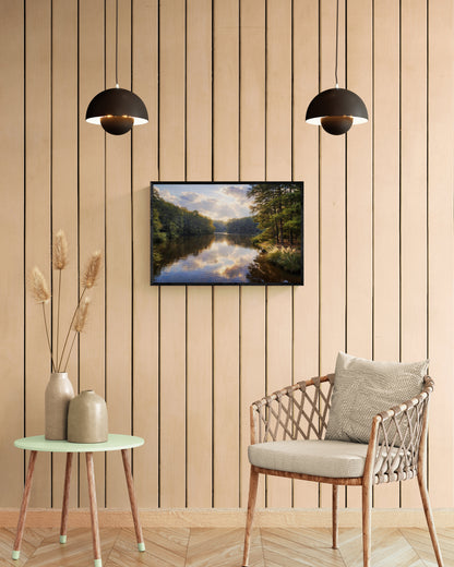 Stillwater Light — Wooden Framed Poster