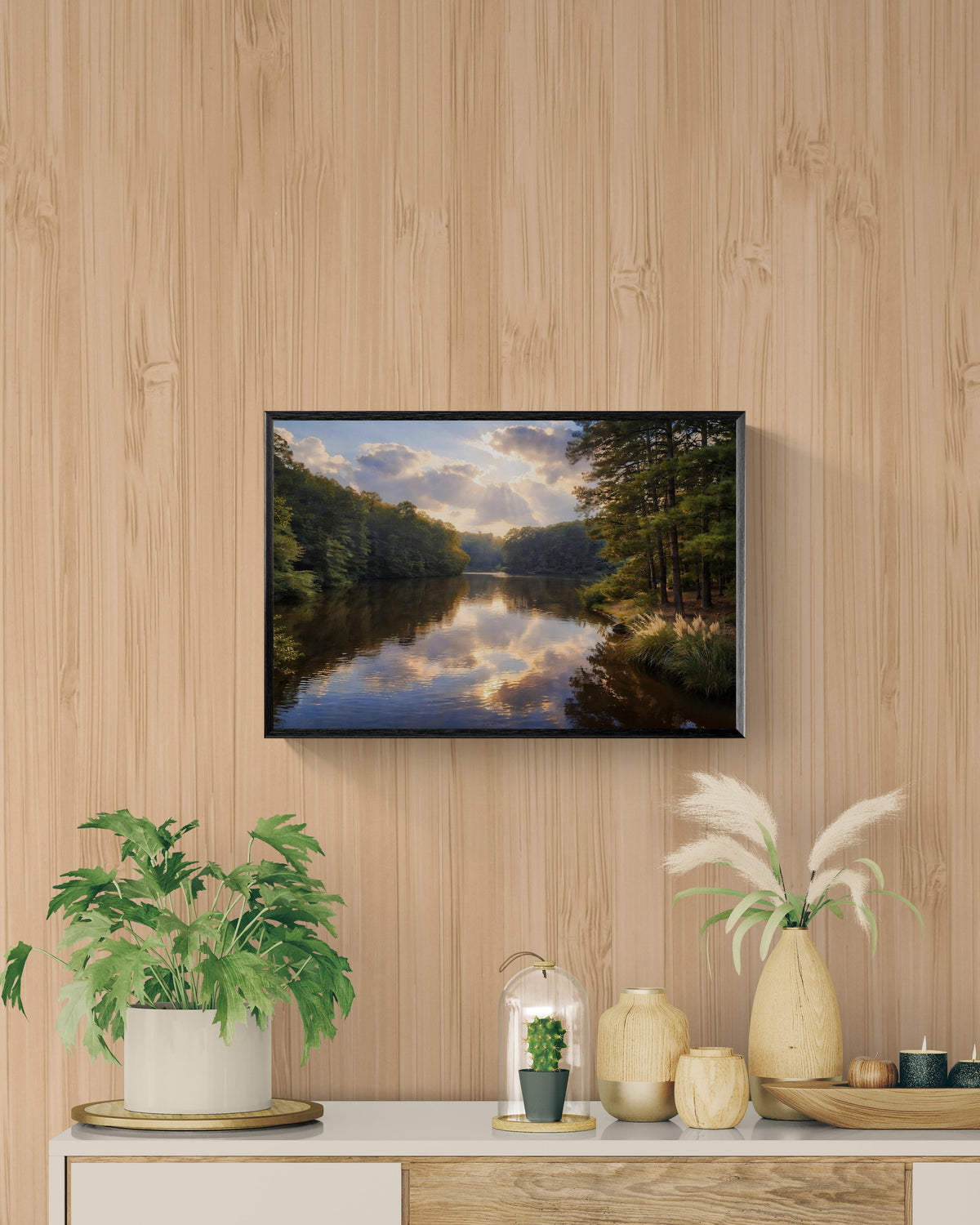 Stillwater Light — Wooden Framed Poster