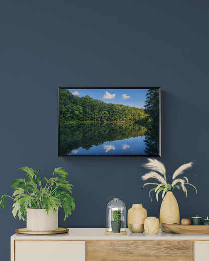 Stillwater Reflection — Framed Poster