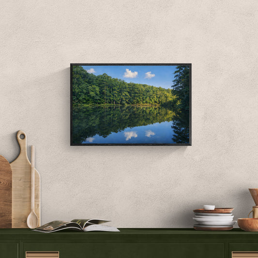 Stillwater Reflection — Framed Poster