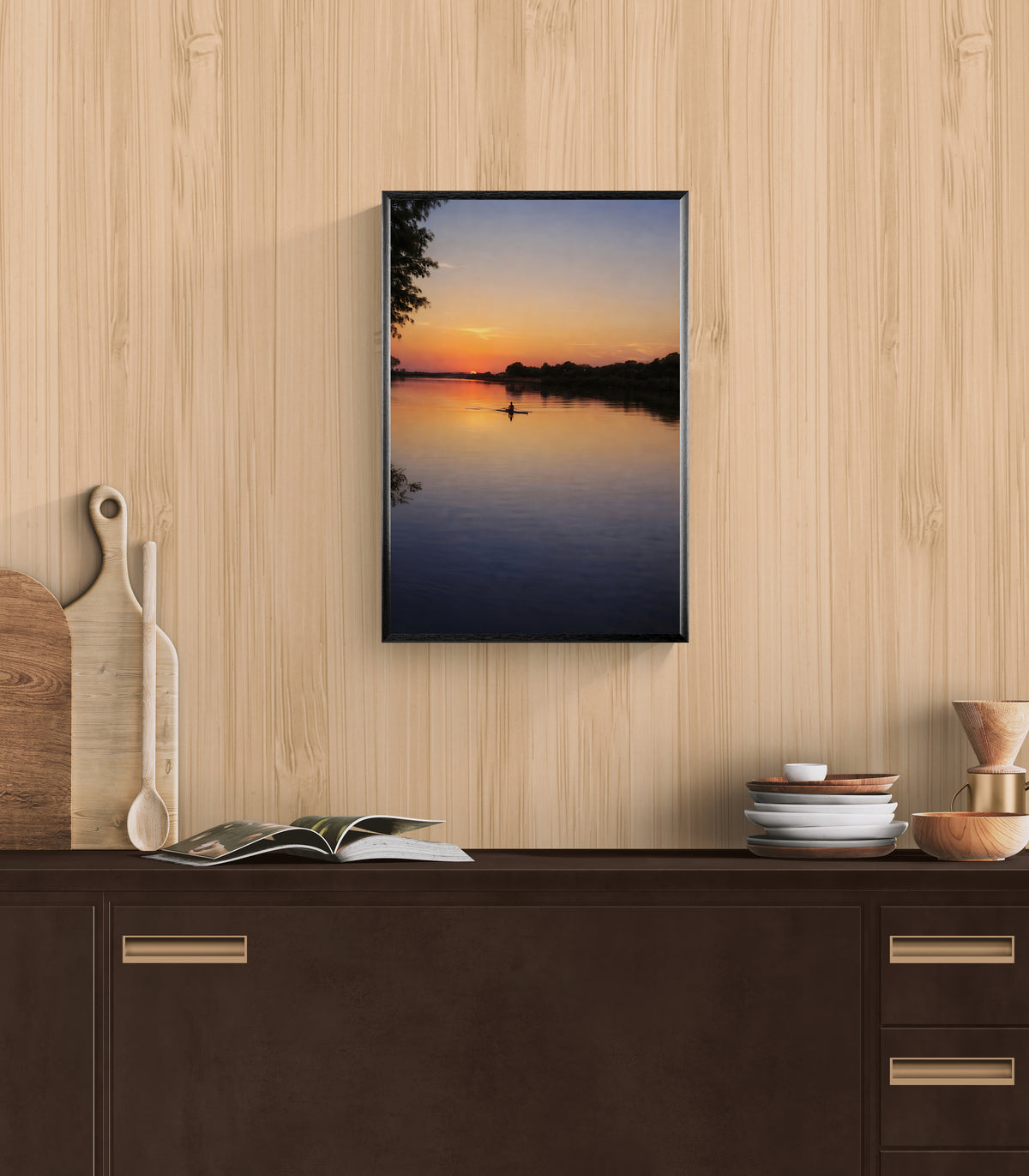 Silent Row — Framed Poster