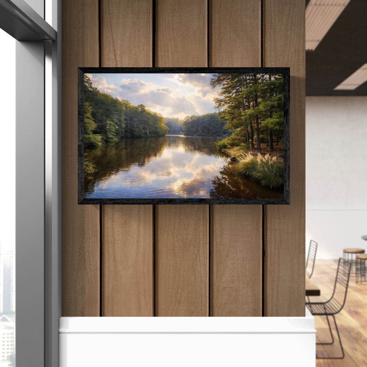 Stillwater Light — Wooden Framed Poster