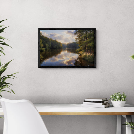 Stillwater Light — Wooden Framed Poster