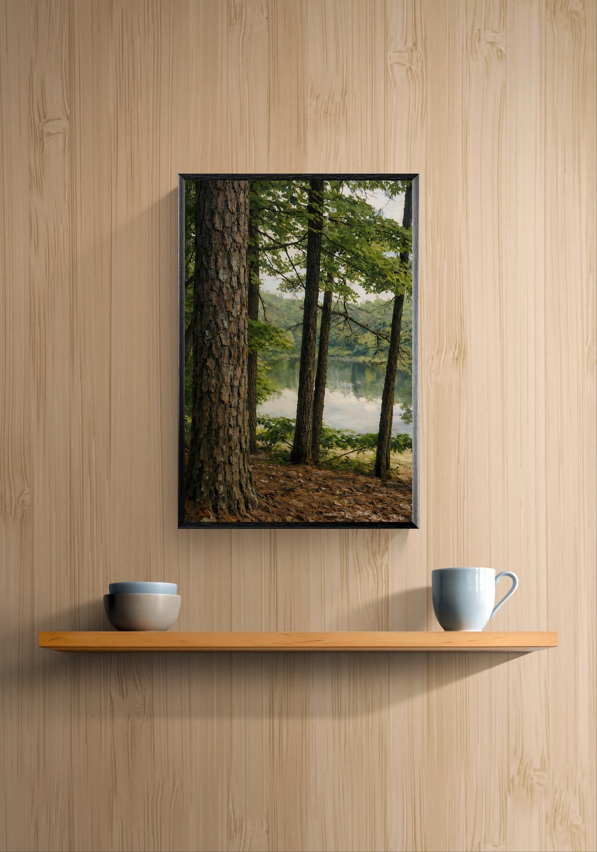 Forest Threshold — Framed Poster