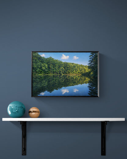 Stillwater Reflection — Framed Poster